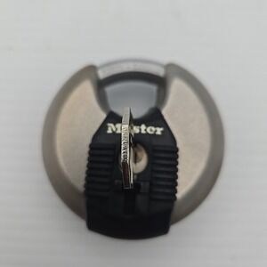 Master Lock M40XKAD Magnum‎ Heavy Duty Stainless Steel Discus Padlock with Key